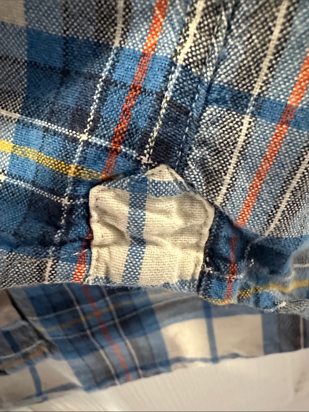 AMERICAN EAGLE Unisex Plaid Button-Down Shirt Sz S Seriously Soft Cotton Country - Picture 7 of 14